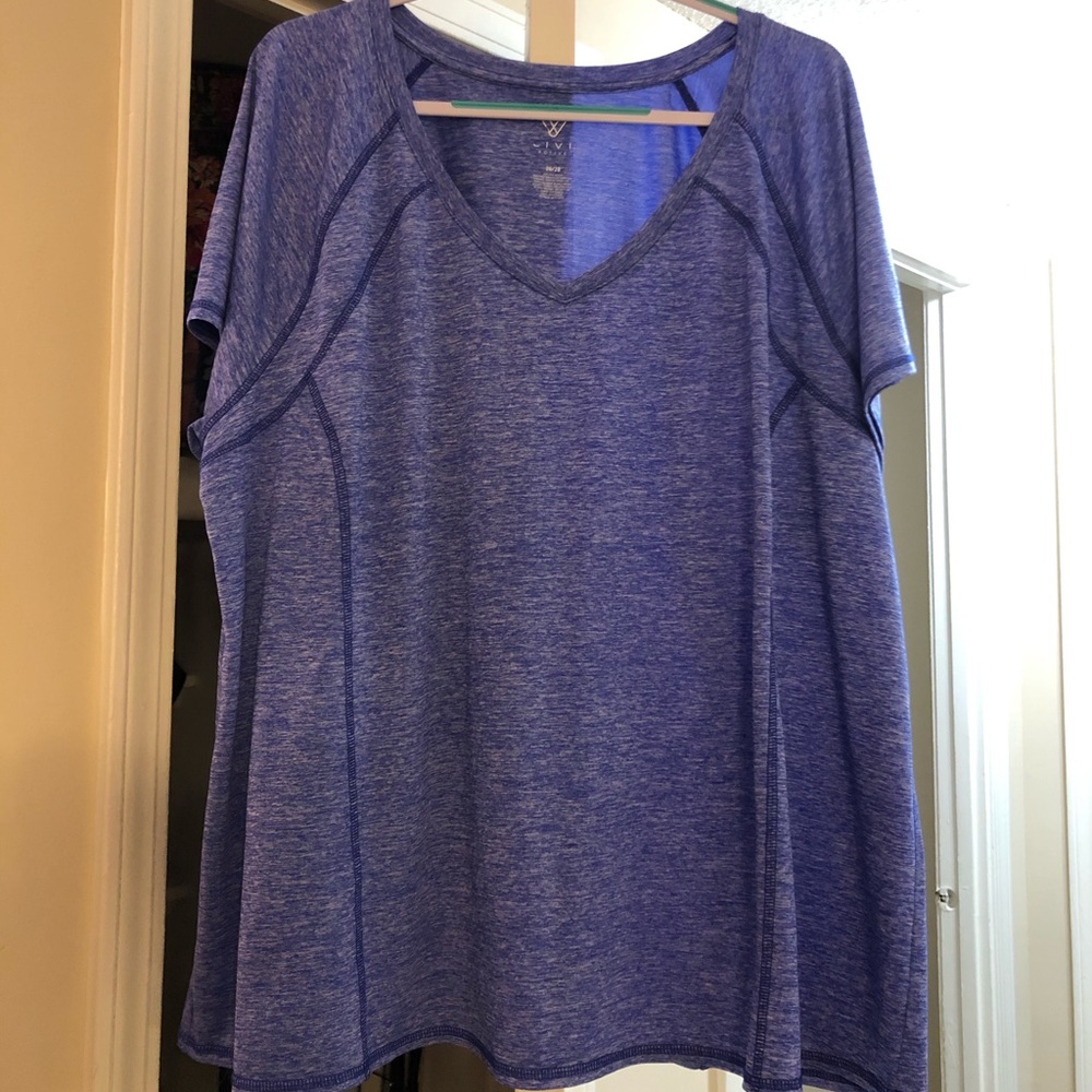 Lane Bryant Blue Active wear Shirt